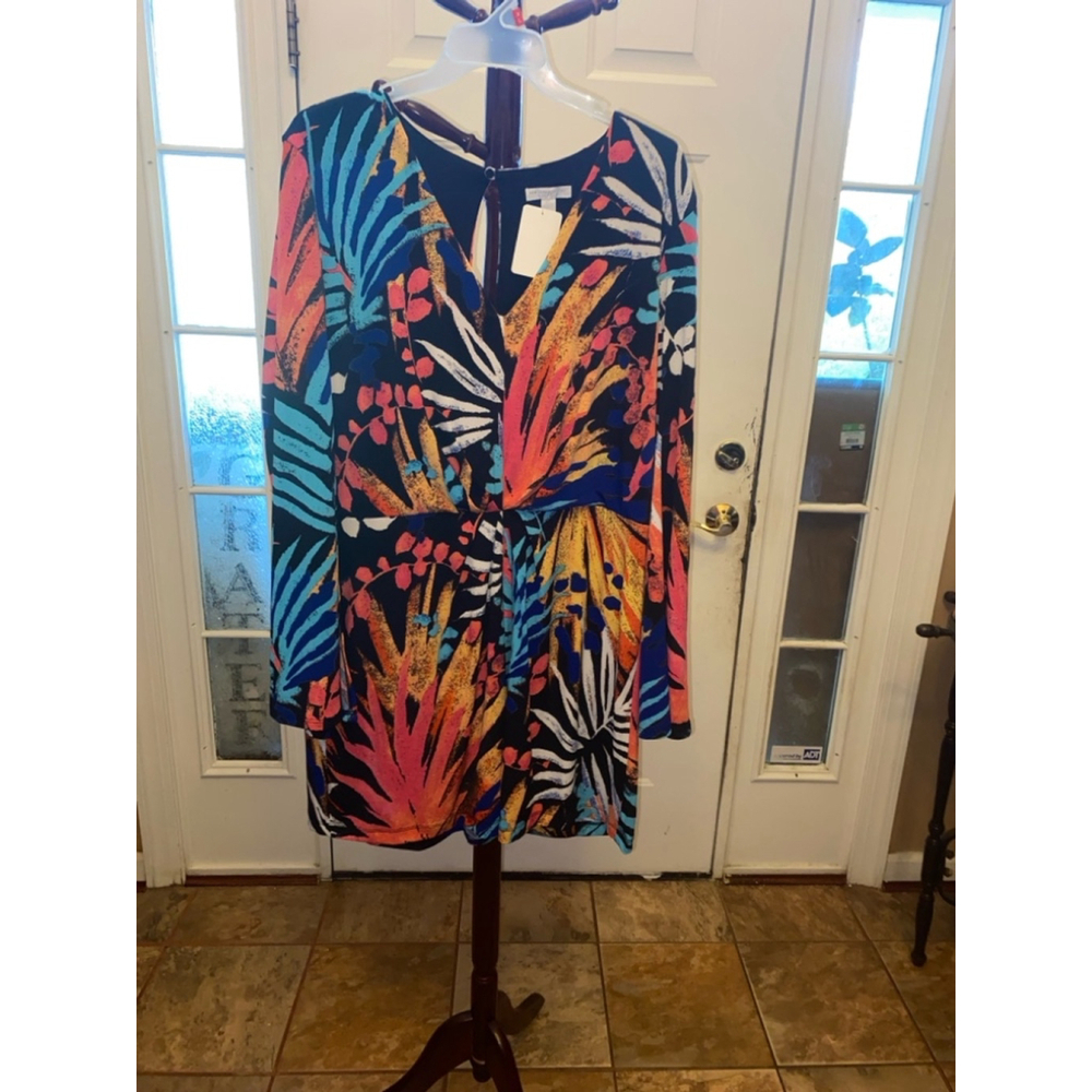 Women's New York & Company romper XL Multi - Picture 1 of 9